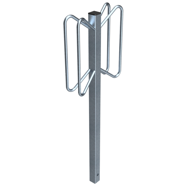 Bicycle rack - Individual stands | Individual stand for casting in concrete | two-side parking